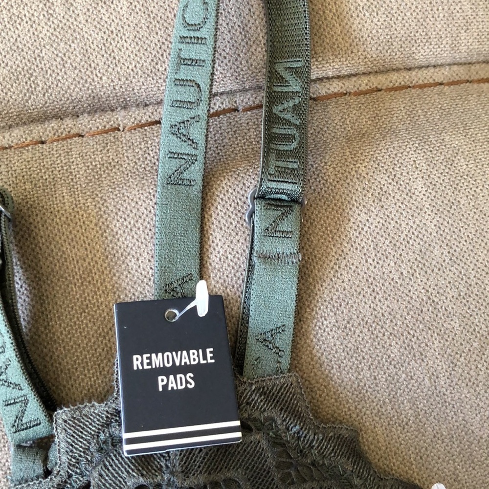 NWT NAUTICA LACE LOUNGE BRALETTE - Picture 4 of 6